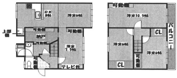 京都市伏見区醍醐勝口町の中古テラスハウス