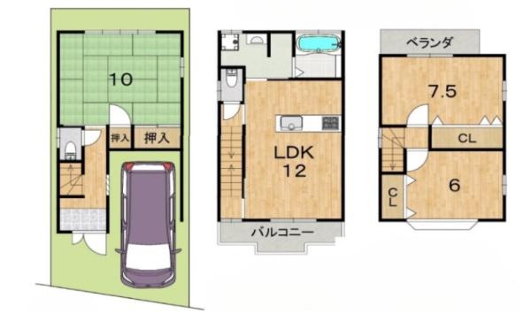 京都市伏見区醍醐構口町の中古一戸建