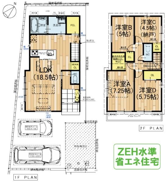 大津市下阪本１丁目の新築一戸建