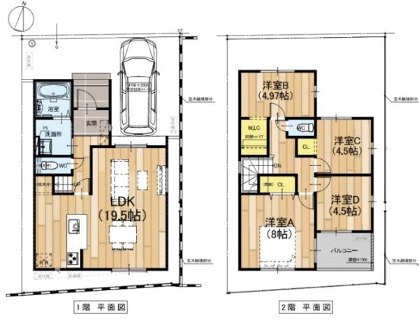 京都市伏見区深草フチ町の新築一戸建