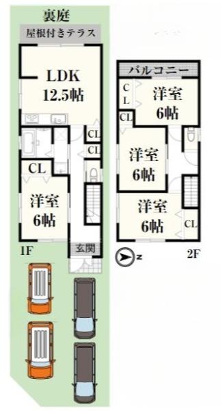 京都市山科区大宅中小路町の中古一戸建