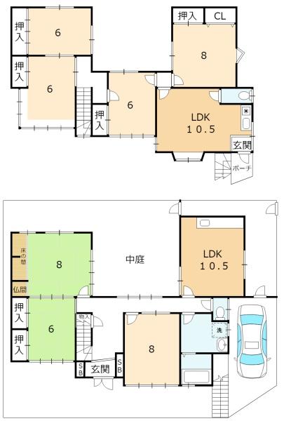 京都市山科区大宅御所山の中古一戸建