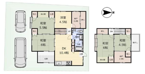 京都市山科区北花山市田町の中古一戸建