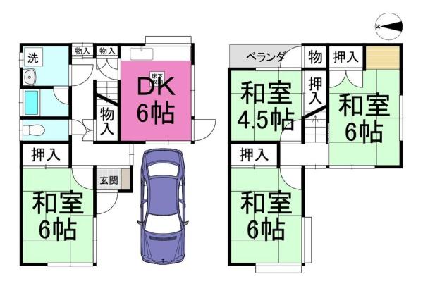 京都市伏見区醍醐上山口町の中古一戸建