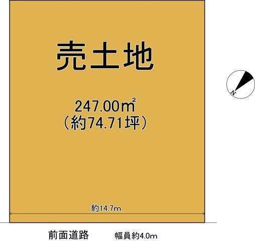 大津市南小松の売土地