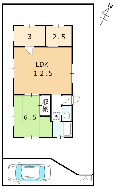 大津市南小松の中古一戸建