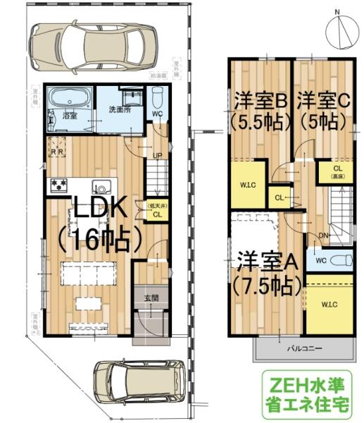 京都市伏見区羽束師鴨川町の新築一戸建
