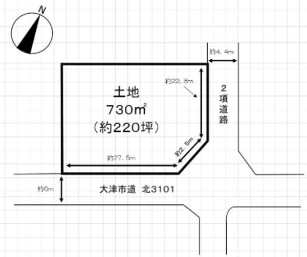 大津市仰木の里東８丁目の売土地