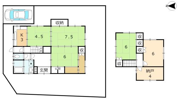 大津市清風町の中古一戸建