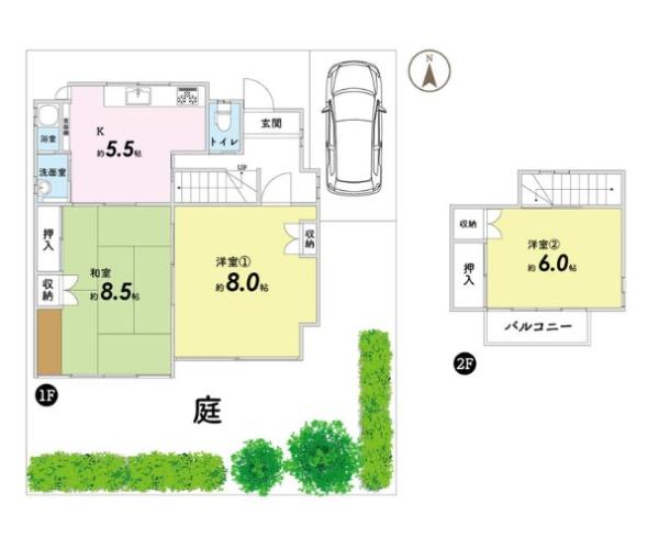京都市山科区四ノ宮小金塚の中古一戸建