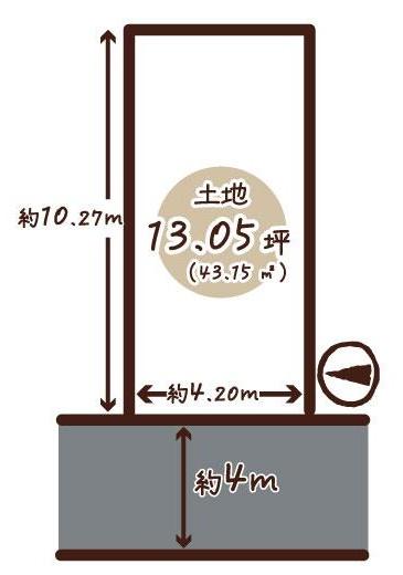 京都市中京区西ノ京藤ノ木町の売土地