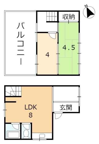 大津市南小松の中古一戸建