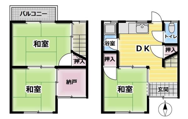 京都市山科区椥辻番所ケ口町の中古一戸建