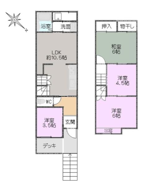 京都市山科区大塚元屋敷町の中古一戸建