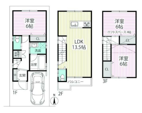 京都市右京区太秦藤ケ森町の新築一戸建