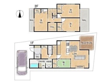 京都市南区久世大薮町の土地