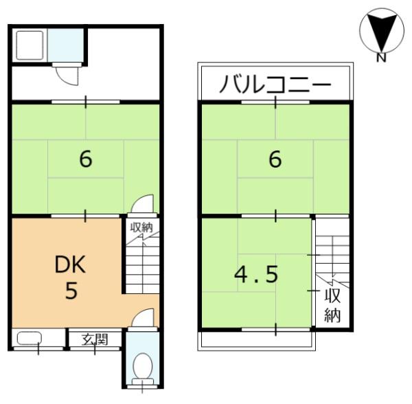 京都市中京区西ノ京馬代町の中古テラスハウス