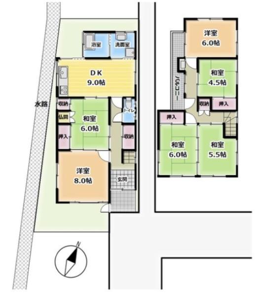 京都市山科区厨子奥苗代元町の売土地