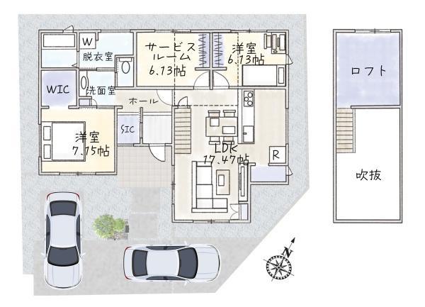 大津市大江４丁目の新築一戸建