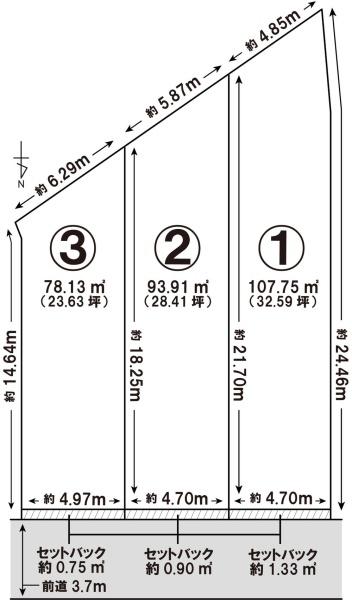 京都市右京区太秦青木元町の売土地