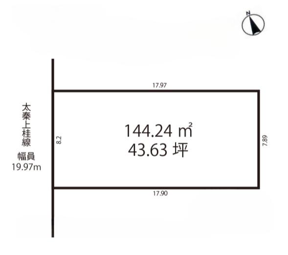 京都市右京区梅津高畝町の土地