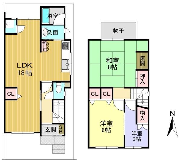 京都市右京区嵯峨広沢北下馬野町の中古一戸建