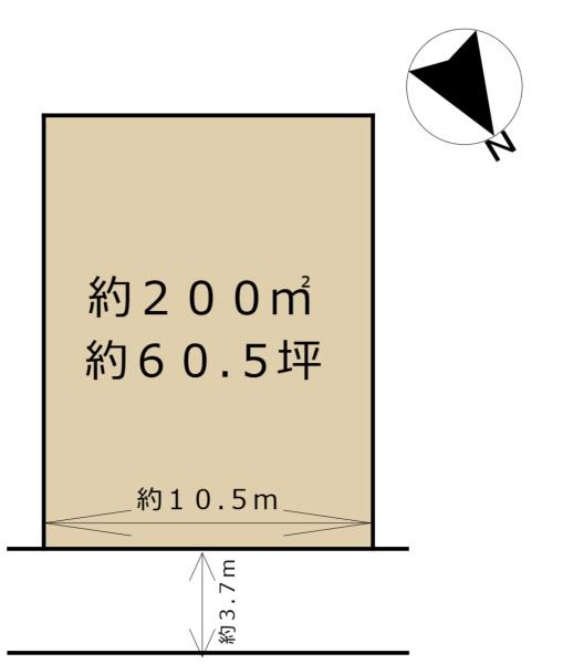大津市八屋戸の売土地