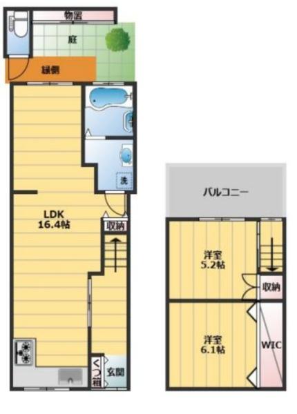京都市下京区二人司町の中古テラスハウス
