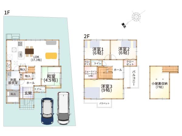 大津市下阪本２丁目の新築一戸建