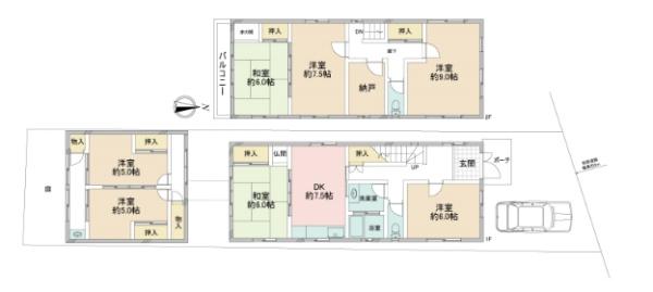 京都市中京区西ノ京北円町の中古一戸建