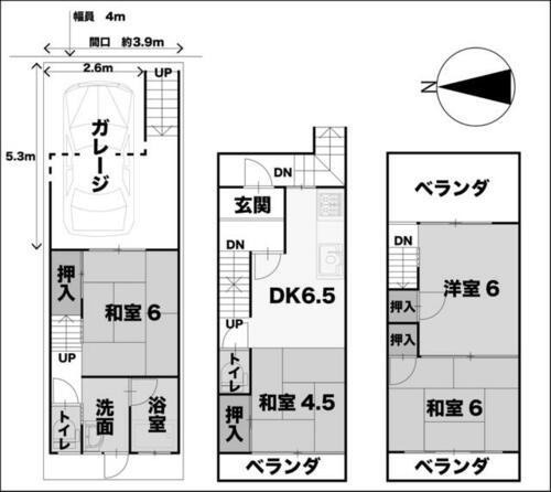 京都市中京区西ノ京大炊御門町の中古一戸建
