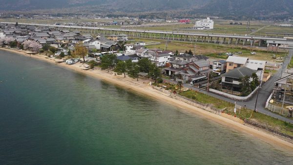 大津市南小松の土地(北比良水泳場)