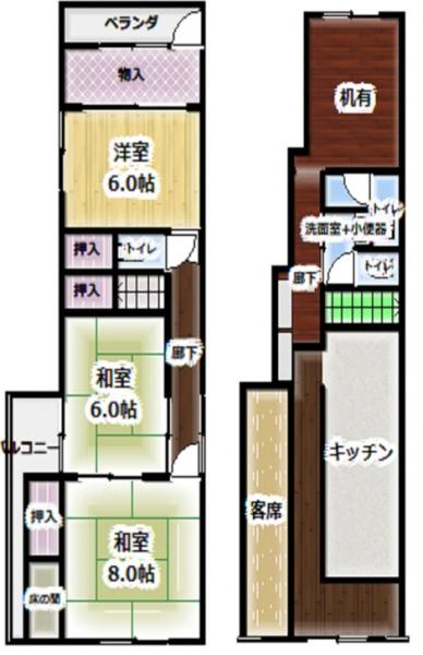 京都市南区西九条東島町の中古一戸建