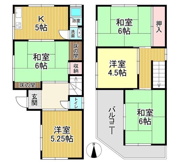 京都市伏見区納所岸ノ下の中古一戸建