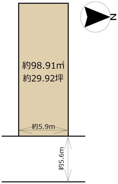 京都市右京区西京極野田町の売土地