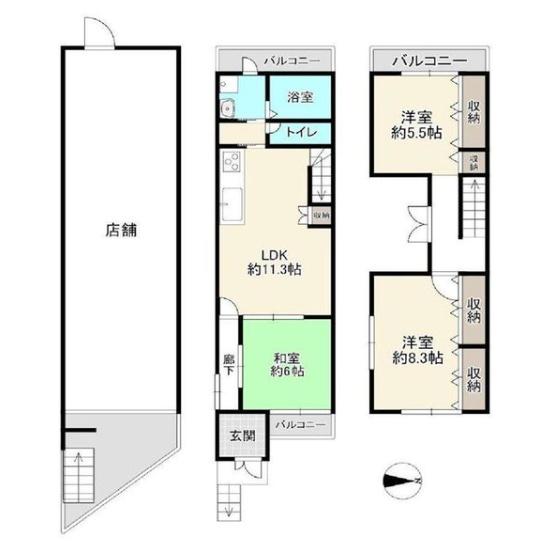 京都市南区東九条西御霊町の中古一戸建