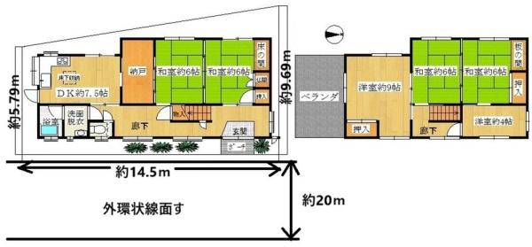 京都市山科区東野門口町の中古一戸建