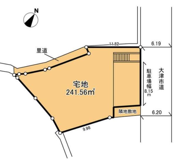 大津市日吉台２丁目の売土地