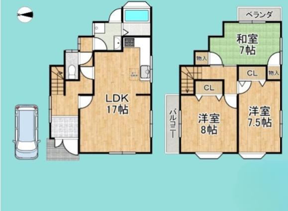 京都市伏見区久我御旅町の中古一戸建