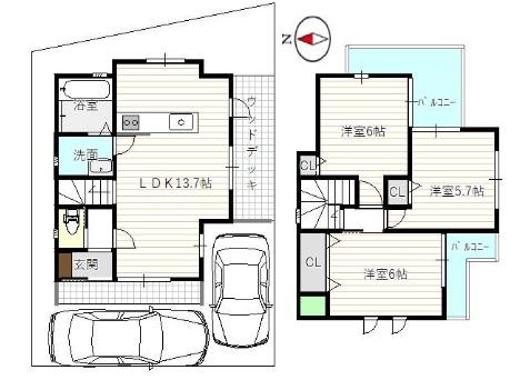 京都市西京区嵐山朝月町の中古一戸建