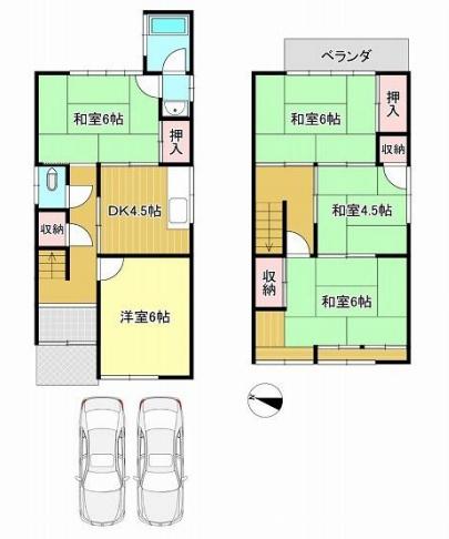 京都市山科区小山北林町の中古一戸建
