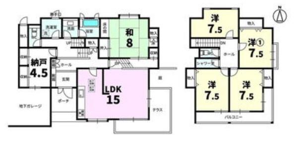 京都市西京区大枝北沓掛町５丁目の中古一戸建て