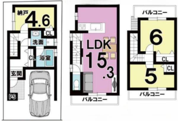 京都市下京区中堂寺前田町の新築一戸建