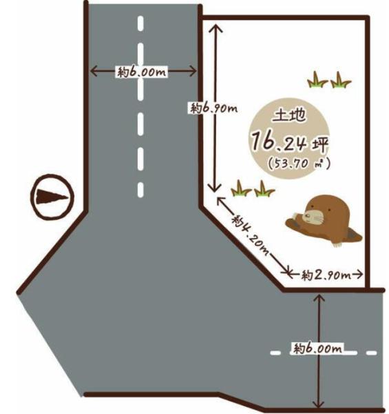 京都市西京区下津林南中島町の売土地