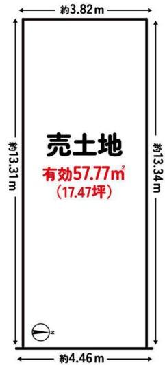 京都市中京区西ノ京伯楽町の売土地