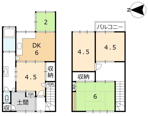 大津市浜大津３丁目の中古テラスハウス