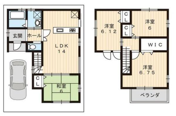 京都市山科区大宅早稲ノ内町の中古一戸建