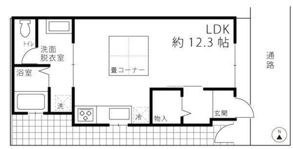京都市南区西九条針小路町の中古テラスハウス