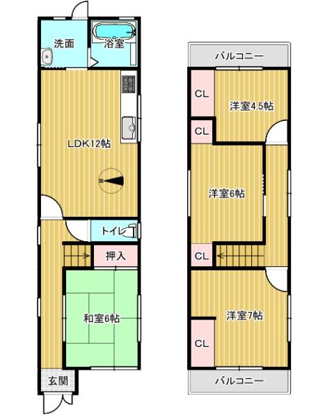 京都市右京区花園土堂町の中古一戸建
