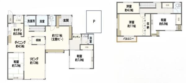 京都市西京区御陵大枝山町６丁目の中古一戸建
